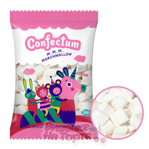 Маршмеллоу "Confectum Clouds", белый, 200 г Маршмеллоу "Confectum Clouds", белый, 200 г