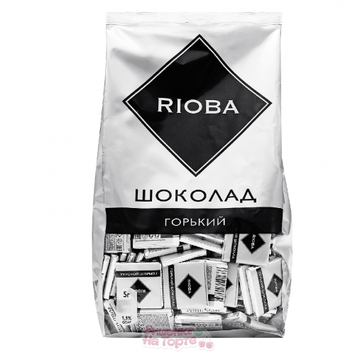 Шоколад горький Rioba, 800 г Шоколад горький Rioba, 800 г