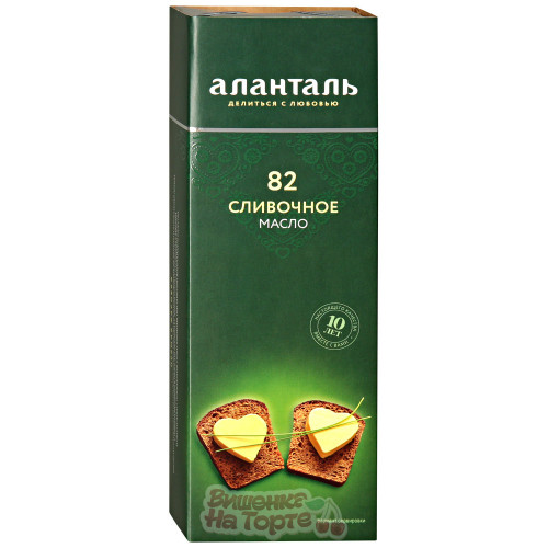 Масло сливочное "Аланталь № 82" 82,5%, 380 г Масло сливочное "Аланталь № 82" 82,5%, 380 г