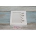 Коробка с фигурным окном Три сердца 20*20*3 см, белая