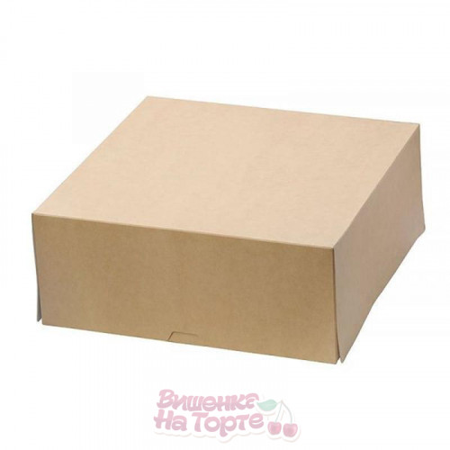 Коробка OSQ CAKE 6000 25,5*25,5*10,5 см, крафт Коробка OSQ CAKE 6000 25,5*25,5*10,5 см, крафт
