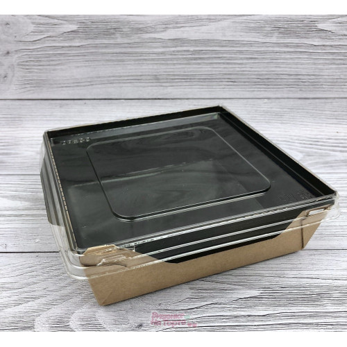 Контейнер с крышкой OSQ OpSalad 900 Black Edition Контейнер с крышкой OSQ OpSalad 900 Black Edition