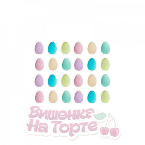 Сахарные фигурки "Яйца мини", 100 г Сахарные фигурки "Яйца мини", 100 г