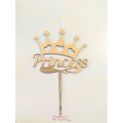 Топпер-свеча "Princess" Топпер-свеча "Princess"